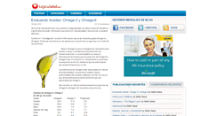 Desktop Screenshot of lugardesalud.com